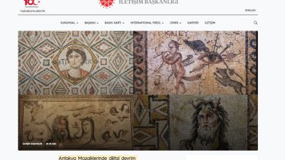 Cumhurbaşkanlığı İletişim Başkanlığı, gazetemiz Antakya tarafından yayınlanan “Antakya Mozaiklerinde Dijital