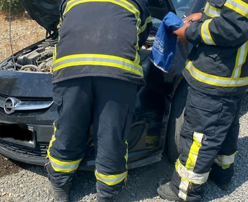 Hatay’ın Arsuz ilçesinde, direksiyon