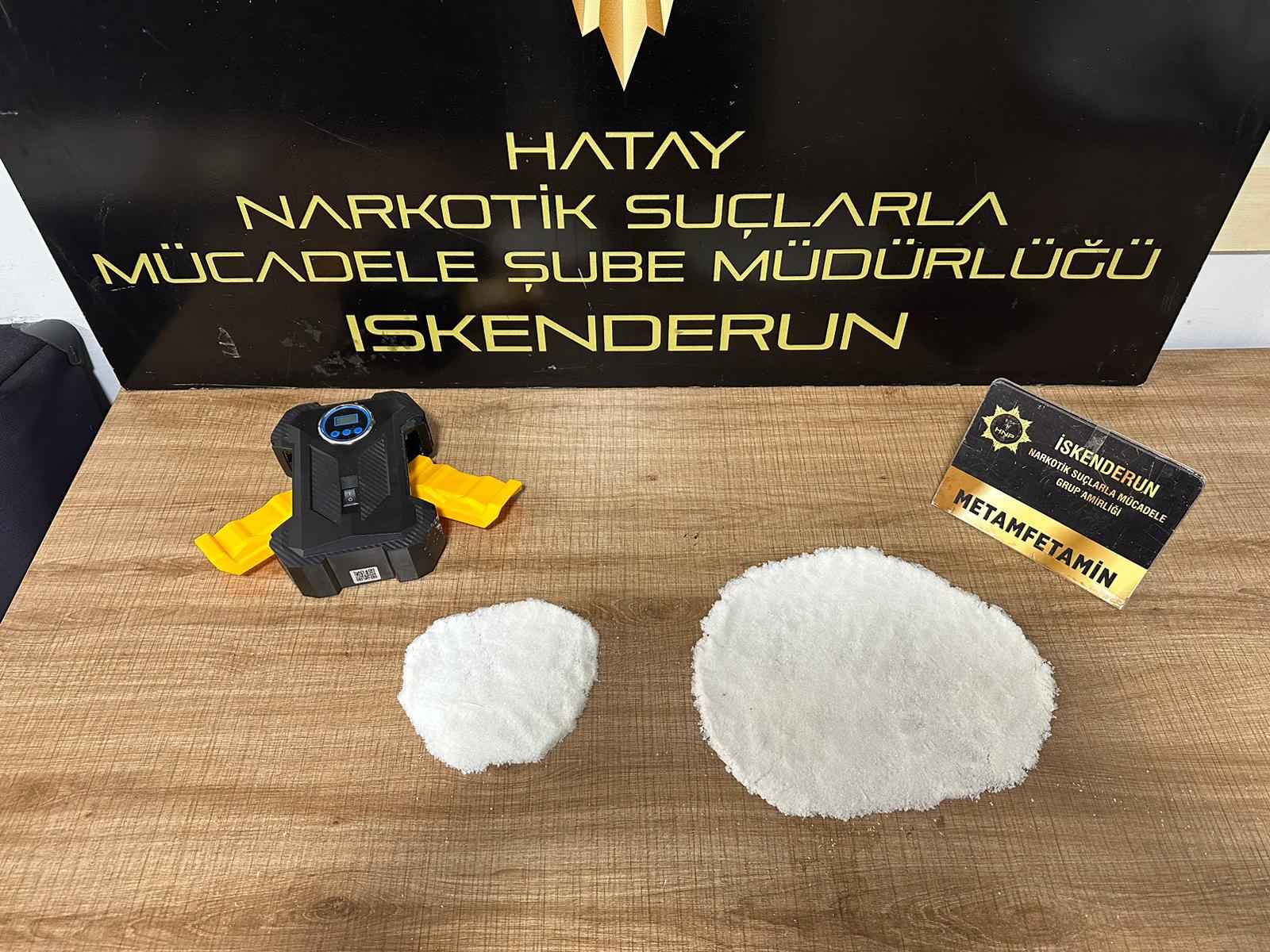 315 gram metamfetamin ele geçirildi