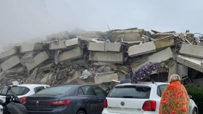 Hatay’da Kahramanmaraş merkezli 6 Şubat 2023 depremlerinde yıkılan ve 169