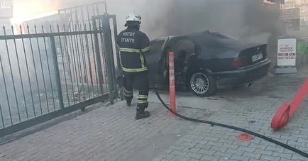 İskenderun’da oto yıkamaya bırakılan