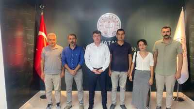Eğitim Sen üst düzey yöneticilerinden oluşan bir heyet, Hatay İl