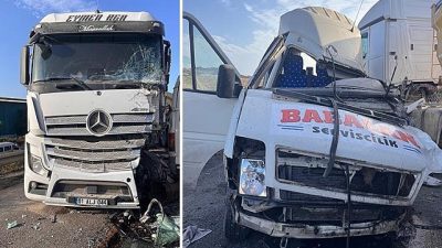 Erzin-Yumurtalık yolunda gerçekleşen korkunç kazada, bir kömür ocağında çalışan işçileri