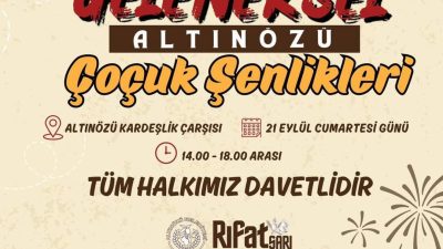 Altınözü Belediye Başkanı Rıfat Sarı, ilçede düzenlenecek olan Geleneksel Altınözü