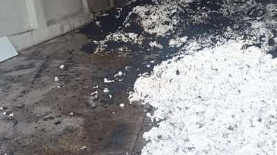 Hatay’ın Reyhanlı İlçesi’nde, Terzihüyük Mahallesi’nde bulunan bir pamuk işleme fabrikasında