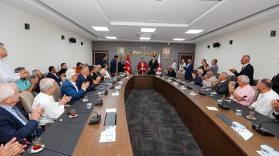 Hatay Valisi Mustafa Masatlı, Ahilik Haftası etkinlikleri kapsamında düzenlenen ziyarette