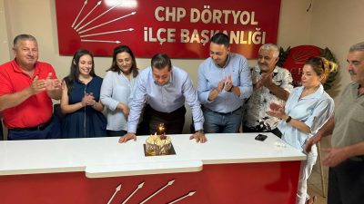 CHP Hatay İl Başkanı Hakan Tiryaki, 23 Eylül doğumlu. 23