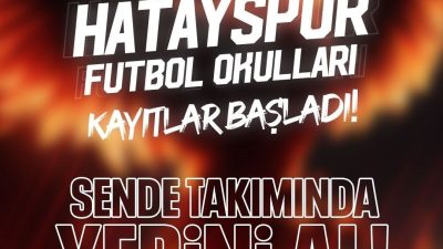 Hatayspor Kulübü, geleceğin yıldızlarını yetiştirmek amacıyla 2024-2025 sezonu futbol okulları