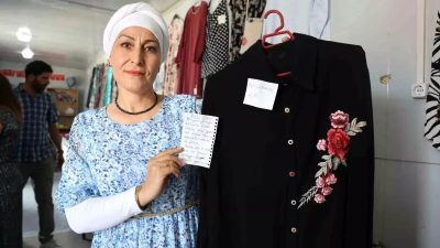 Hatay’ın Antakya ilçesinde dikiş kursunda 2 buçuk aylık eğitimi tamamlayan