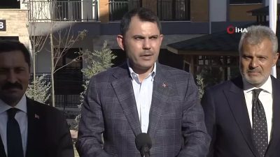 Çevre, Şehircilik ve İklim Değişikliği Bakanı Murat Kurum, Hatay’da gerçekleştirdiği