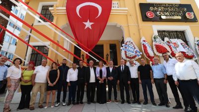 İskenderun Gazeteciler Cemiyeti’nin restore edilen tarihi binası, düzenlenen törenle hizmete