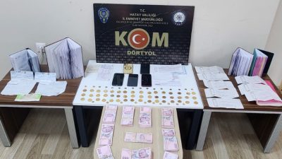 Hatay Emniyet Müdürlüğü, geçtiğimiz hafta Mali Suçlar kapsamında Dörtyol’da gerçekleştirdiği