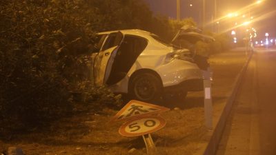 Hatay’ın Antakya ilçesinde meydana gelen trafik kazasında 4 kişi yaralandı.