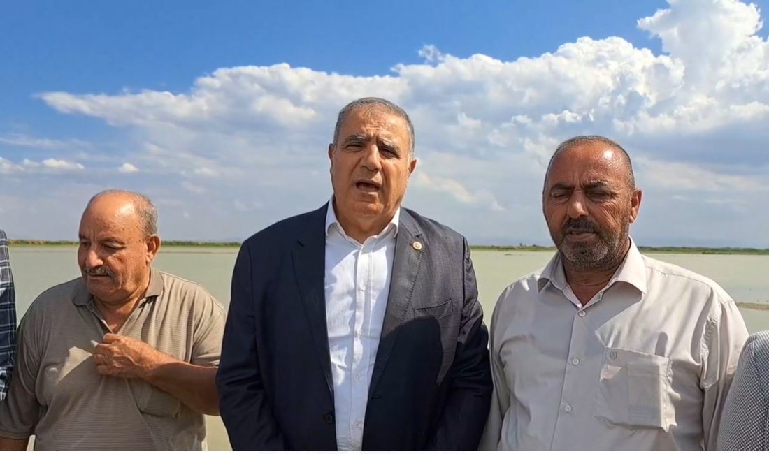Hatay CHP Milletvekili Mehmet Güzelmansur, Amik Ovası’nın 2 yıldır sular