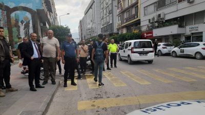 İskenderun İlçe Emniyet Müdürü Nevzat Güneş, trafik sorunlarını yerinde değerlendirmek