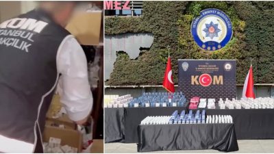 İstanbul’da düzenlenen bir operasyonda, 150 milyon lira değerinde kaçak ilaç