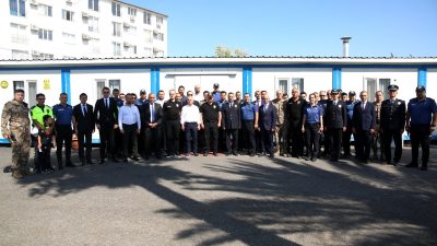 Hatay İl Emniyet Müdürlüğü’nde bir üst rütbeye terfi eden personel