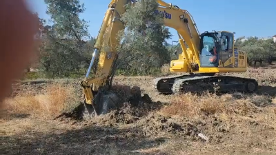 Zeytin direnişinde 48. Gününe giren Çiğdem Mutlu Arslan’ın çadır yerleşkesine