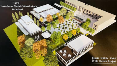 ODTÜ Eymir Kültür Vakfı’nın bağışlarıyla yapılan İskenderun Teknik Üniversitesi İskenderun