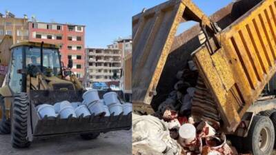 
Hatay’ın Kırıkhan ilçesinde yapılan gıda denetimlerinde, sağlığa uygun olmadığı tespit