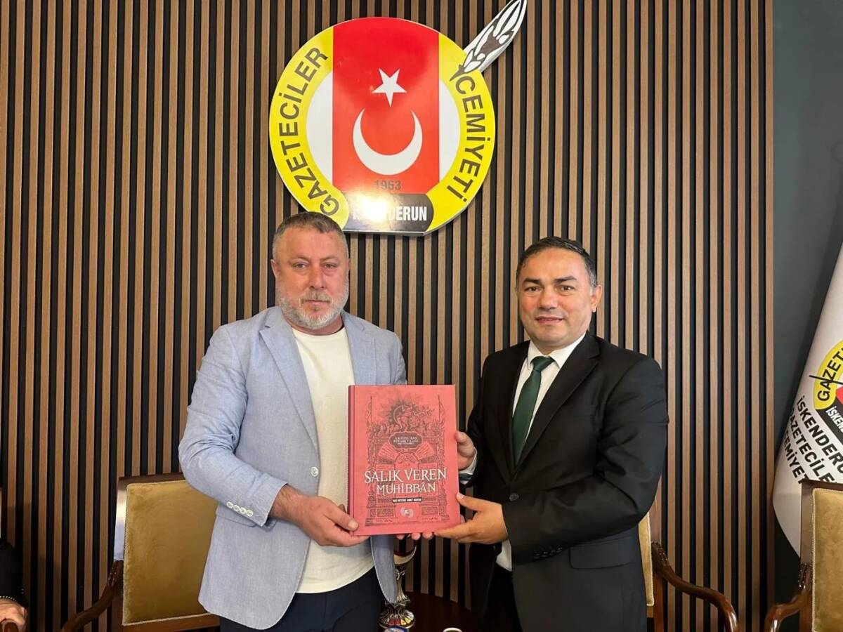 İskenderun Gazeteciler Cemiyeti, BİK Müdürü Dr. Çetin OranIı Ağırladı