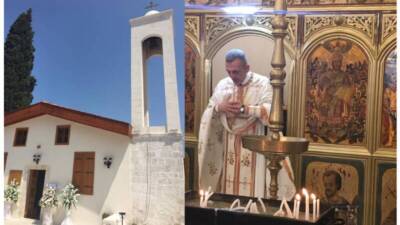 Arsuz Ortodoks kilisesinde bu yılın son ayini yapılıyor. Edinilen bilgiye