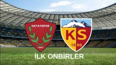 Bugün Süper Lig'de önemli bir karşılaşma gerçekleşecek. Hatayspor, Kayserispor ile