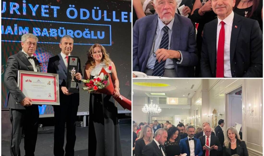 Naim Babüroğlu, BUMİAD Cumhuriyet Ödülü’nü Aldı