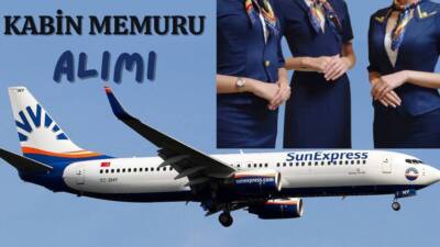 SunExpress, kabin memuru pozisyonu için 400 yeni personel alımı yapacağını