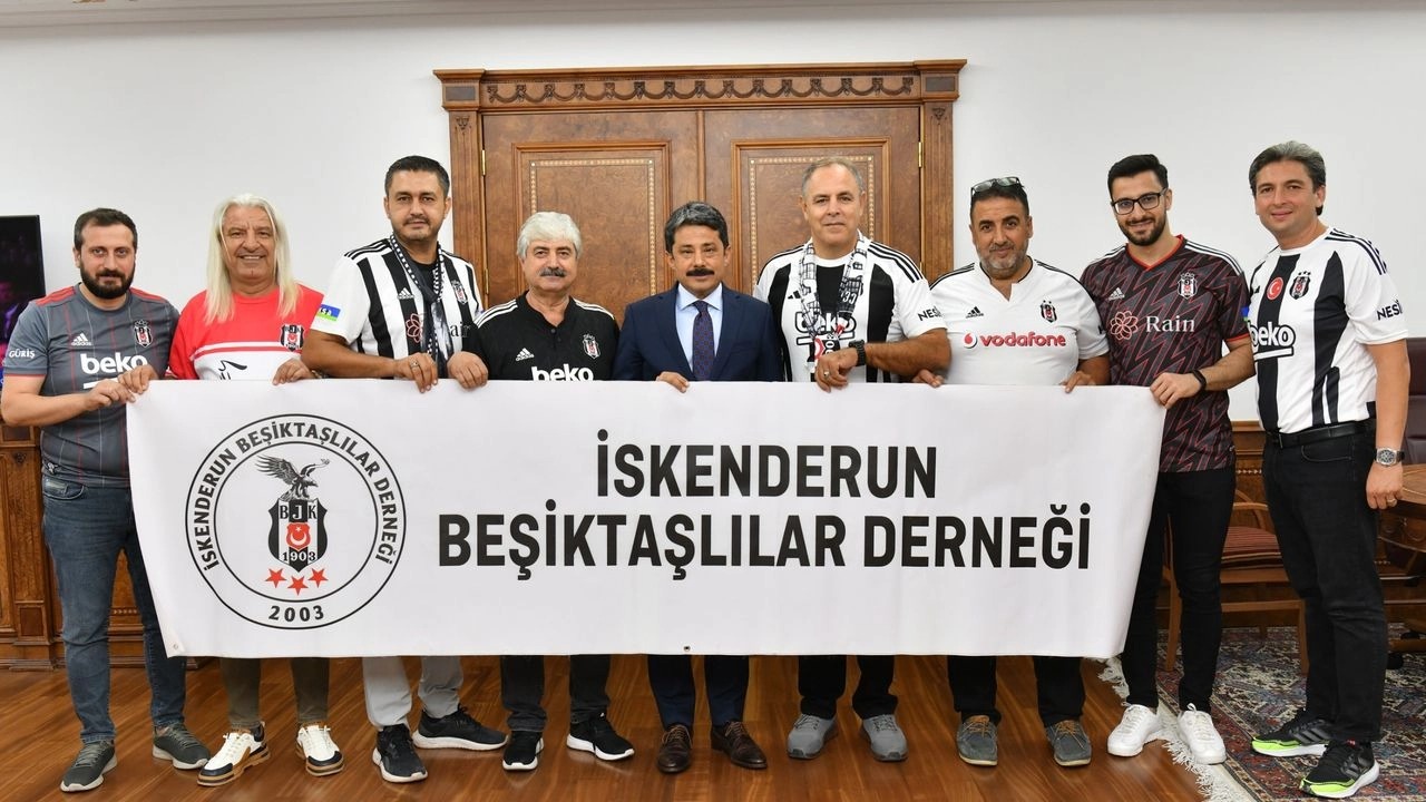 Atanan valiye Beşiktaşlılar ziyareti