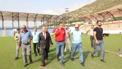 İskenderunspor’un ikinci yarı maçlarını oynamak üzere hazırlıklarını sürdürdüğü Sarıseki futbol