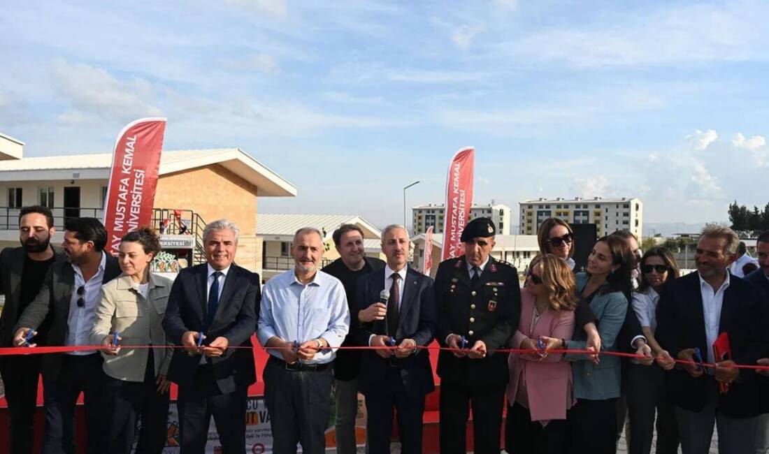 MKÜ’de görkemli açılış: 100. yıl Köyü 1. Fazda yaşam başladı