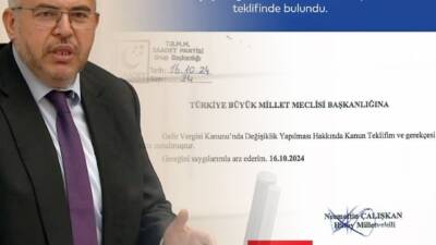 Saadet Partisi Hatay Milletvekili Doç. Dr. Necmettin Çalışkan, esnafın üzerindeki