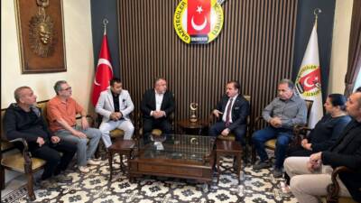 İskenderun Teknik Üniversitesi Rektörü Prof. Dr. Tolga Depci, İskenderun Gazeteciler