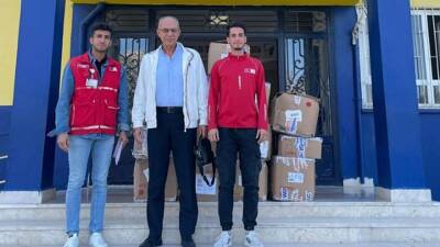 Türk Kızılay Hatay Şubesi, eğitim hayatını desteklemek amacıyla Hatay genelindeki