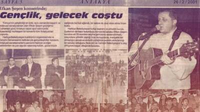 Efkan Şeşen’in arşivinden Antakya Gazetesi çıktı