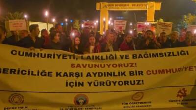 29 Ekim, Cumhuriyetin kuruluşunun 101. yıl dönümünde, Eğitim İş, TÖB-SEN,