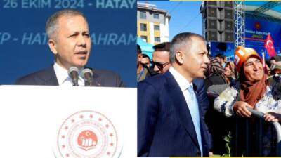 Hatay’da 130 bin konutun anahtar teslim törenine katılan İçişleri Bakanı