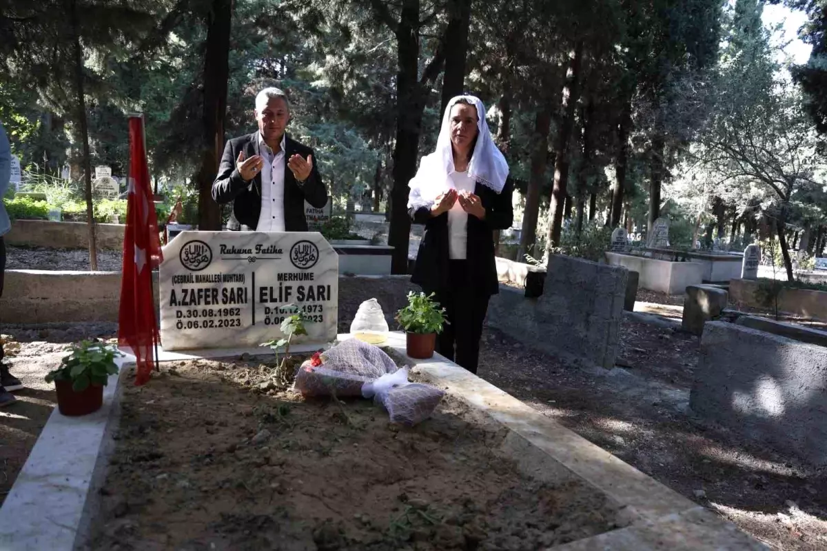 Depremde hayatını kaybeden muhtar Sarı, Muhtarlar Günü’nde unutulmadı