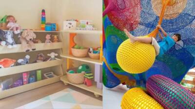 Deprem felaketinden ağır etkilenen ve hala tozlu bir atmosferin hakim