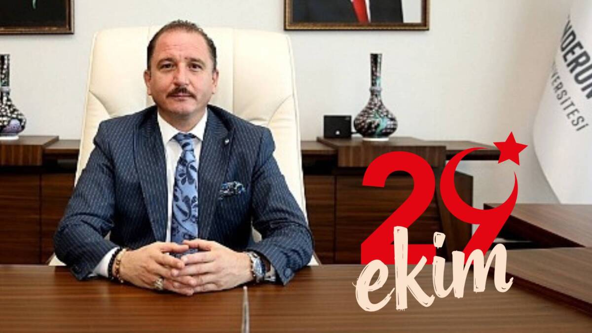 İSTE Rektörü Prof. Dr. Tolga Depci’den 29 Ekim Mesajı