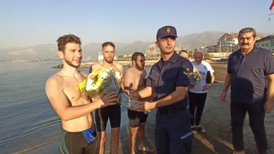 Bu yıl dördüncüsü düzenlenen İskenderun Körfezi Açık Deniz Yüzme Maratonu’nda