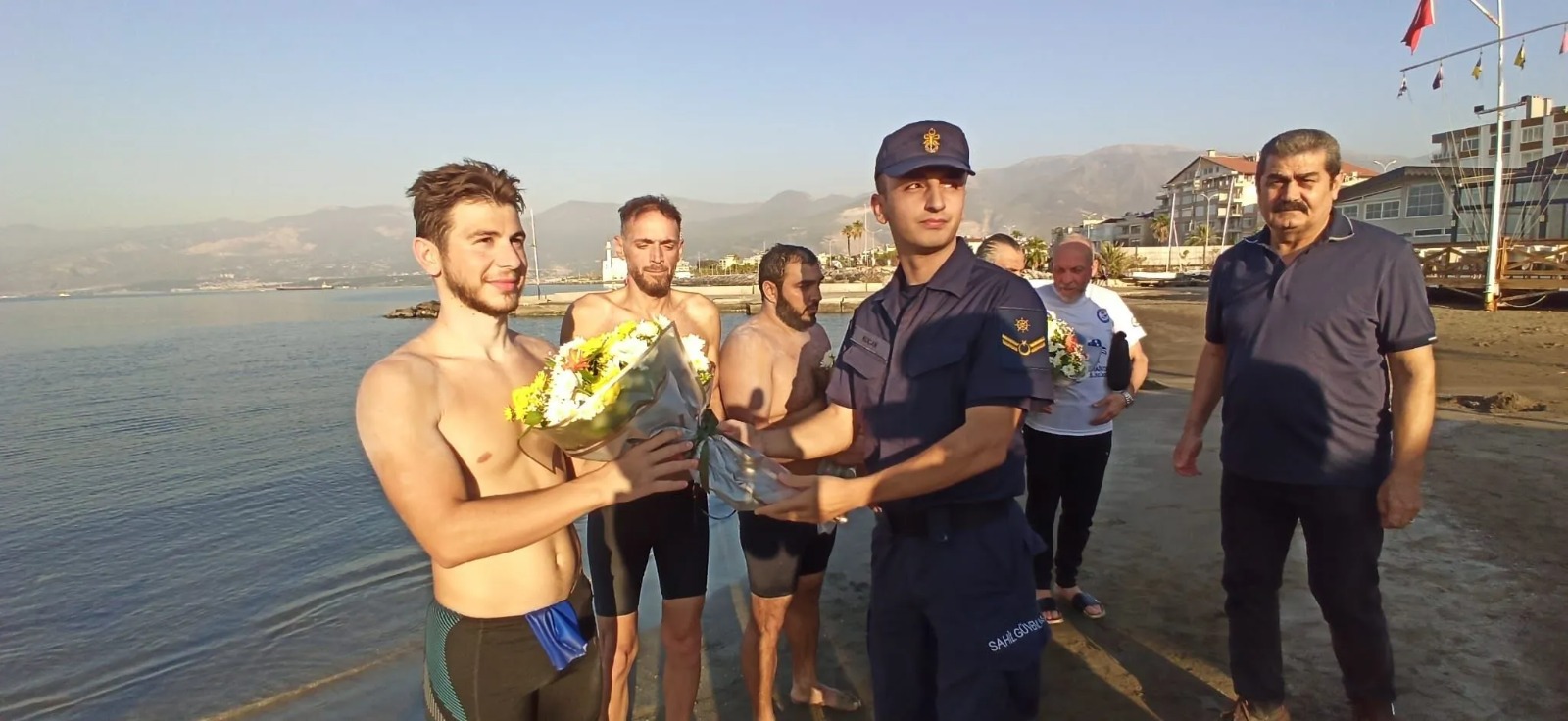 İskenderun’da açık deniz maratonu tamamlandı