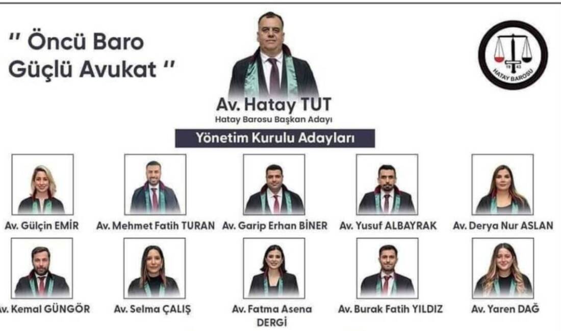 Hatay Barosu’nun bugün gerçekleştirilen