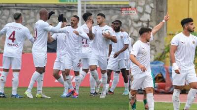 Ziraat Türkiye Kupası 3. tur maçında İnegöl Kafkaspor'u 4 golle