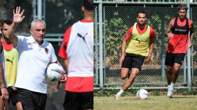 Hatayspor, hafta sonunda oynayacağı Sivasspor maçı öncesinde bugün ilk kez