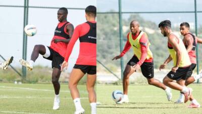 Hatayspor, hafta sonunda oynayacağı Sivasspor maçı için hazırlıklarını hız kesmeden