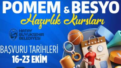 Hatay Büyükşehir Belediyesi, gençlerin polis, bekçi ve beden eğitimi öğretmenliği