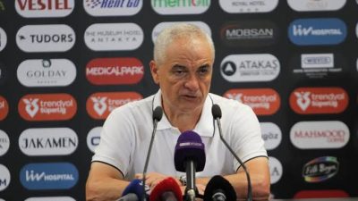 Atakaş Hatayspor Teknik Direktörü Rıza Çalımbay, Trendyol Süper Lig’in 8.