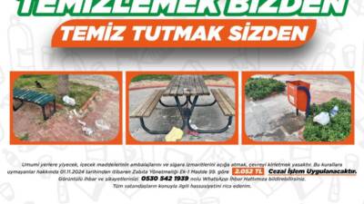 İskenderun Belediyesi, çevre kirliliğine karşı sıkı önlemler alarak, 1 Kasım